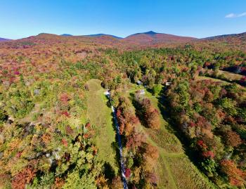 Jockey Hill Farm with fall foliage